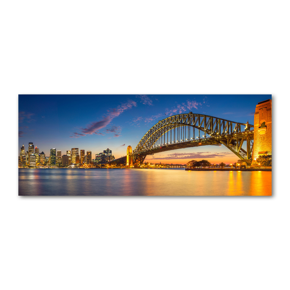 Glass acrylic wall art Panorama Sydney