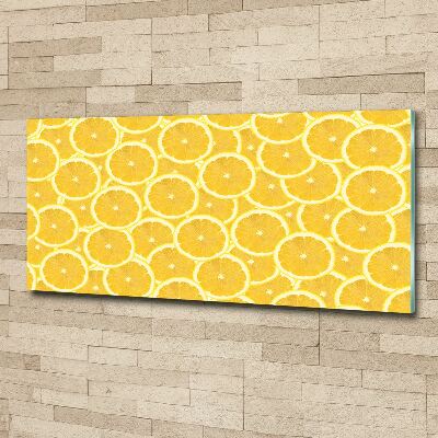 Wall art acrylic Lemon slices