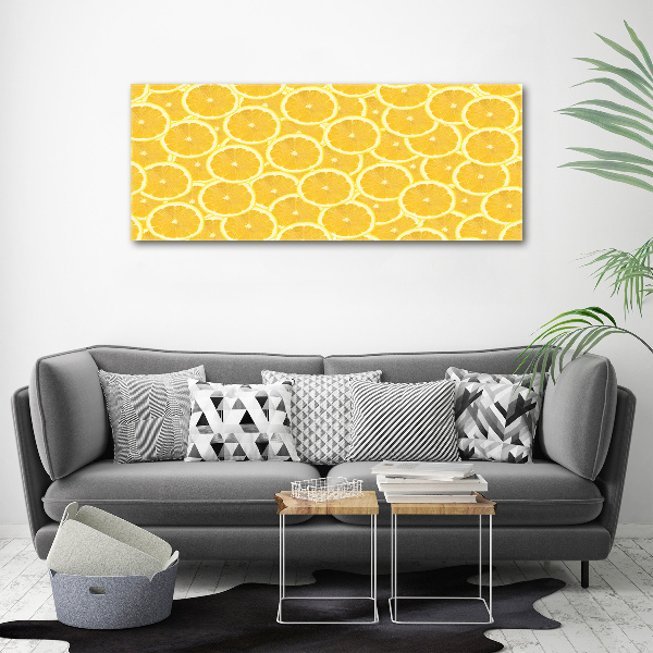 Wall art acrylic Lemon slices