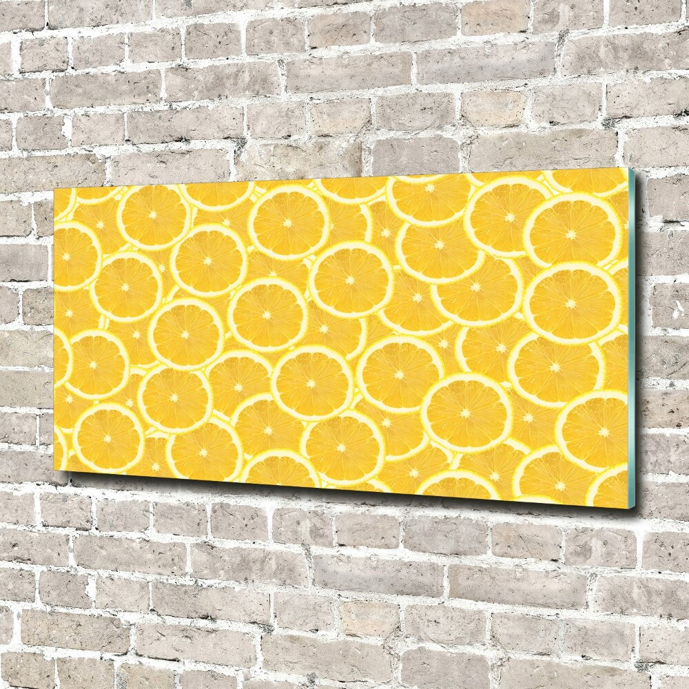 Wall art acrylic Lemon slices