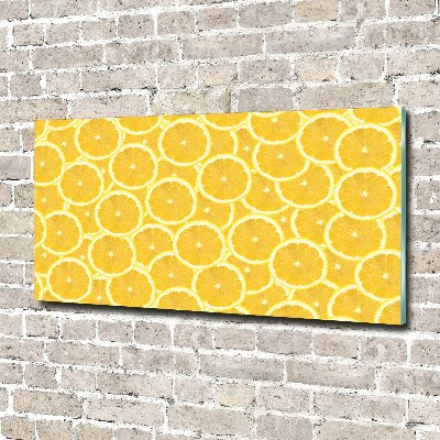 Wall art acrylic Lemon slices