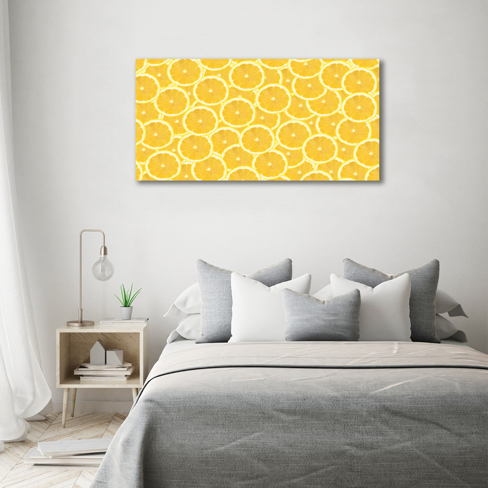 Wall art acrylic Lemon slices