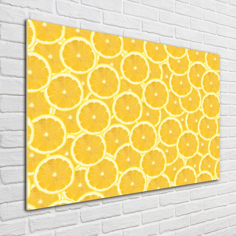 Wall art acrylic Lemon slices