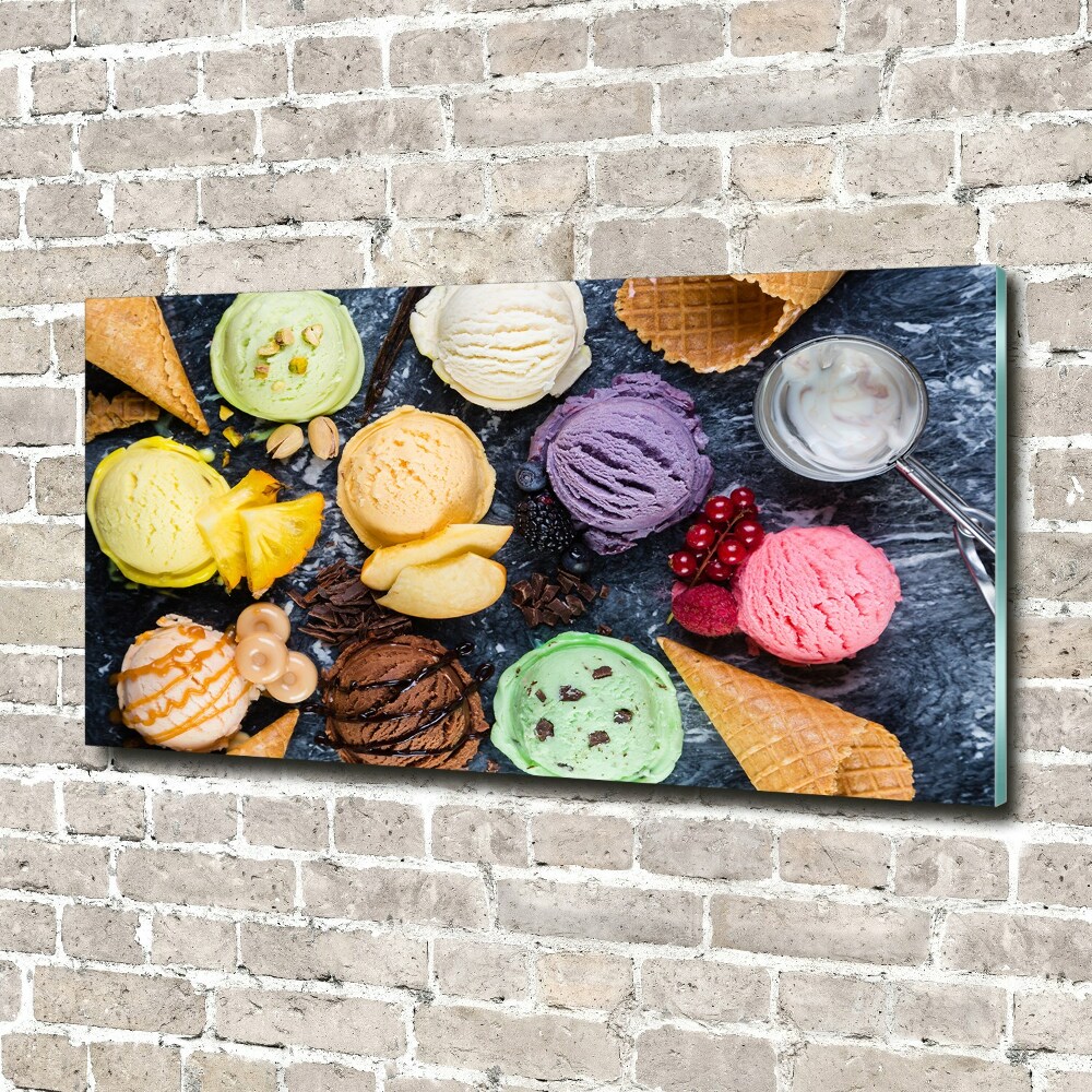 Print on acrylic Colorful ice cream