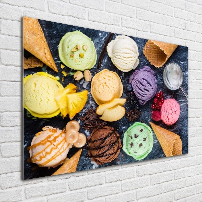 Print on acrylic Colorful ice cream