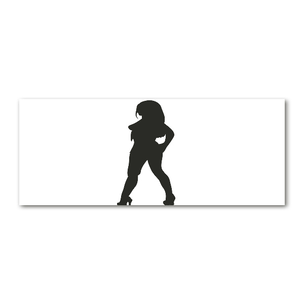 Wall art acrylic A woman's silhouette