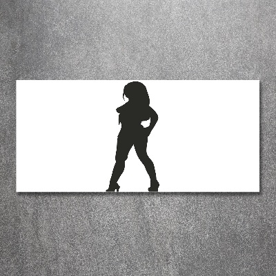 Wall art acrylic A woman's silhouette