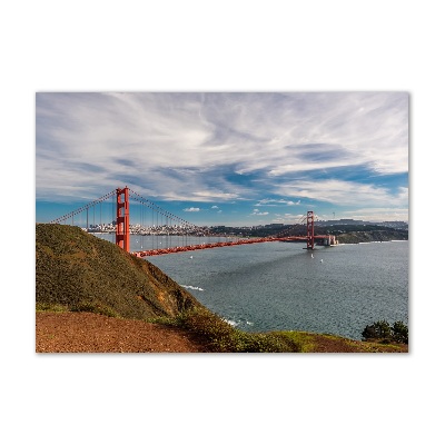 Wall art acrylic San Francisco bridge