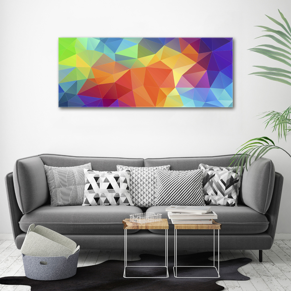 Wall art acrylic Geometric background