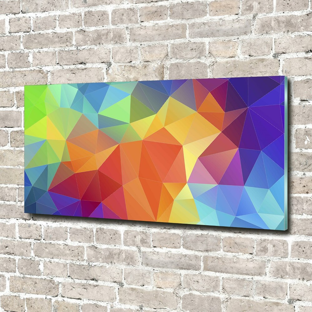 Wall art acrylic Geometric background