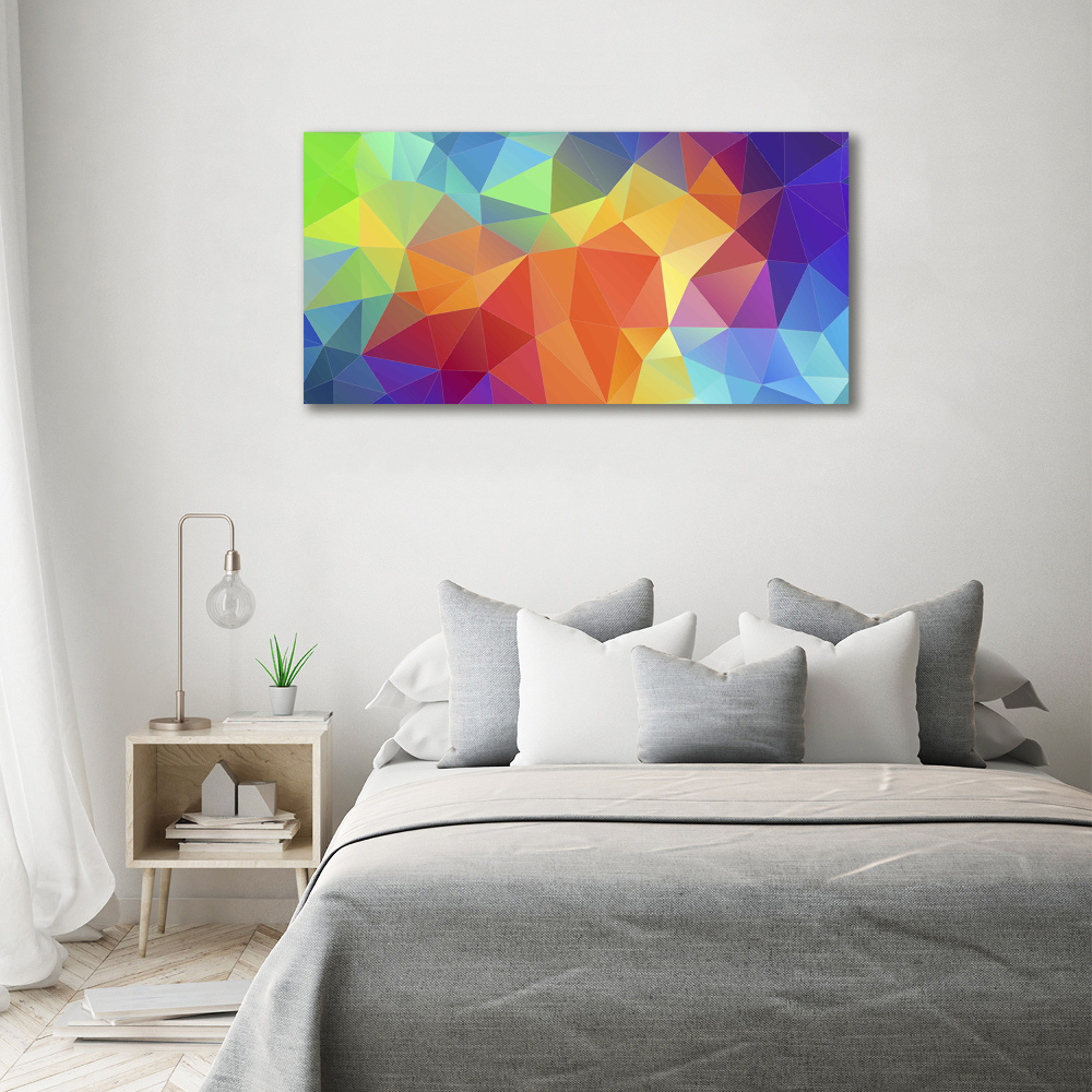 Wall art acrylic Geometric background