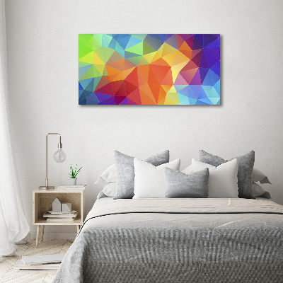 Wall art acrylic Geometric background