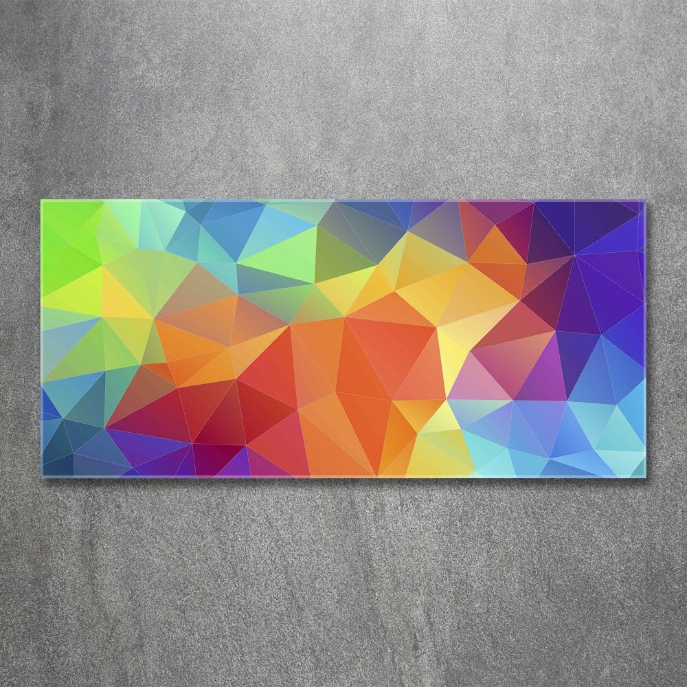 Wall art acrylic Geometric background