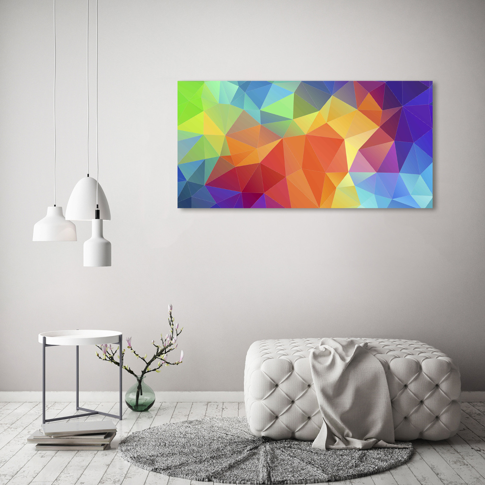 Wall art acrylic Geometric background