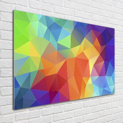 Wall art acrylic Geometric background