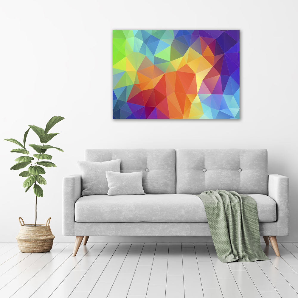 Wall art acrylic Geometric background