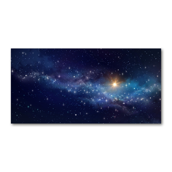 Glass acrylic wall art Galaxy