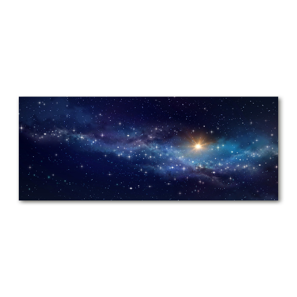 Glass acrylic wall art Galaxy