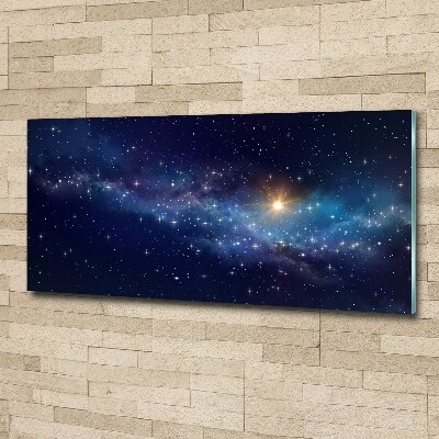 Glass acrylic wall art Galaxy