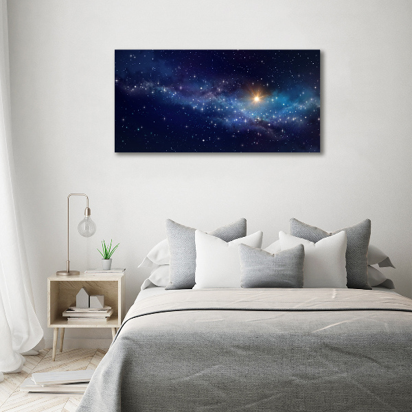 Glass acrylic wall art Galaxy