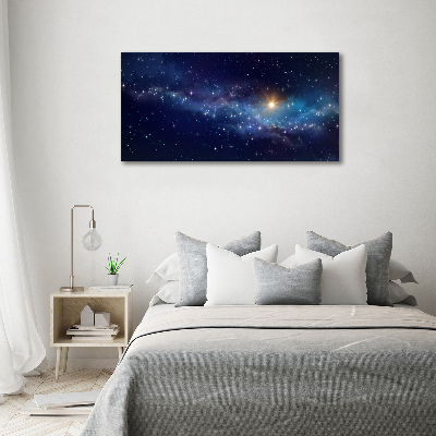 Glass acrylic wall art Galaxy