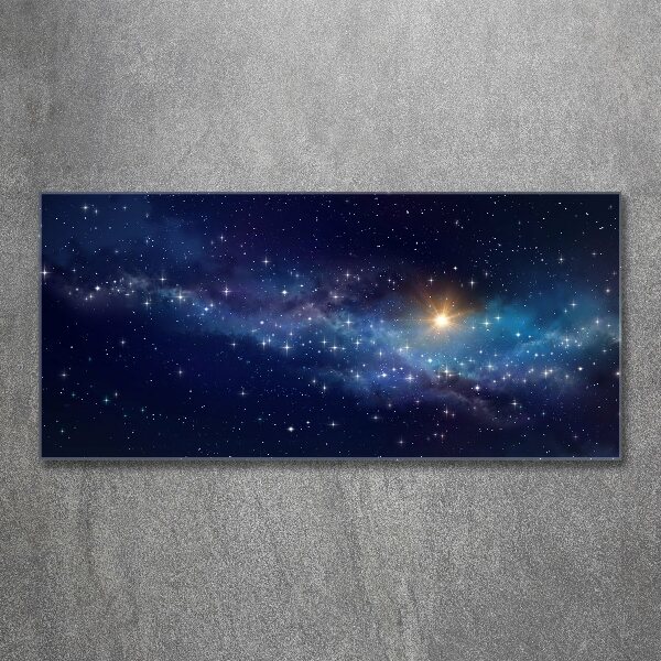 Glass acrylic wall art Galaxy