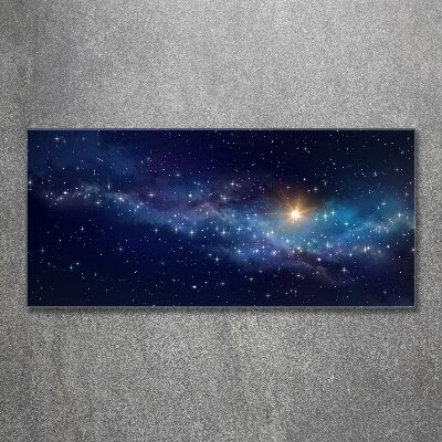 Glass acrylic wall art Galaxy