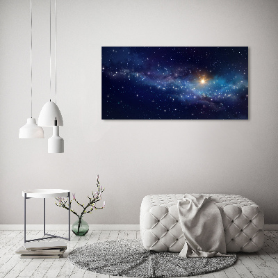 Glass acrylic wall art Galaxy