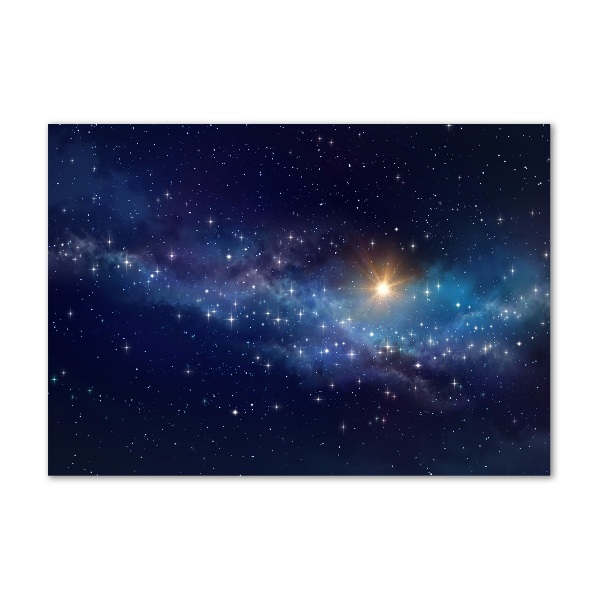 Glass acrylic wall art Galaxy