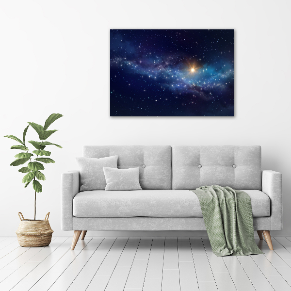 Glass acrylic wall art Galaxy