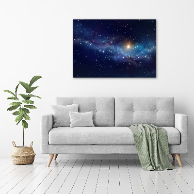 Glass acrylic wall art Galaxy