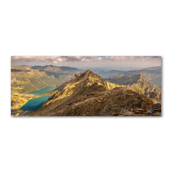 Glass acrylic wall art Morskie Oko Tatry