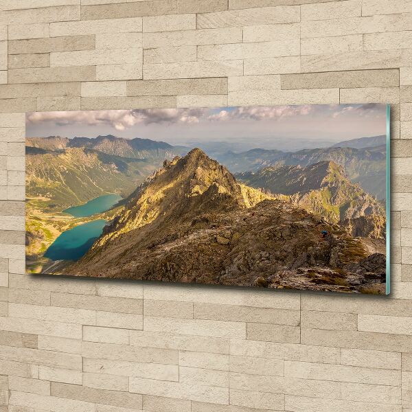 Glass acrylic wall art Morskie Oko Tatry