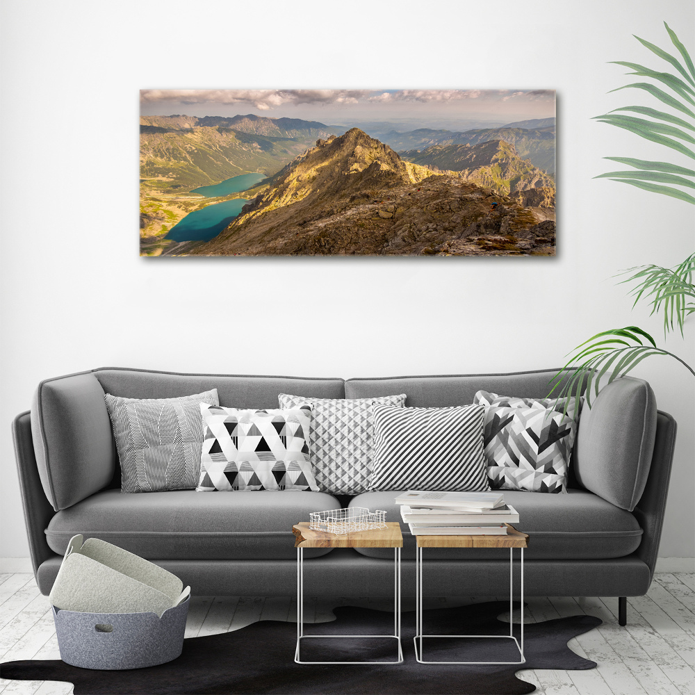 Glass acrylic wall art Morskie Oko Tatry