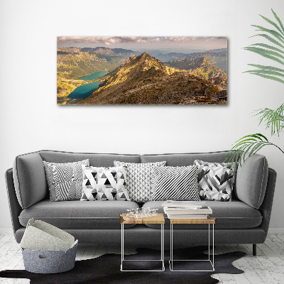 Glass acrylic wall art Morskie Oko Tatry