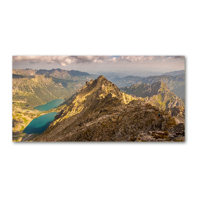 Glass acrylic wall art Morskie Oko Tatry