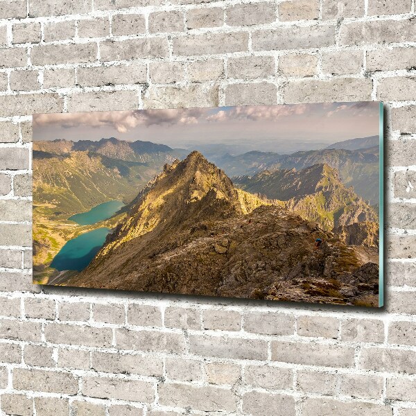 Glass acrylic wall art Morskie Oko Tatry