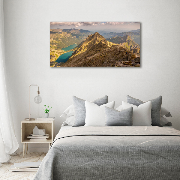 Glass acrylic wall art Morskie Oko Tatry