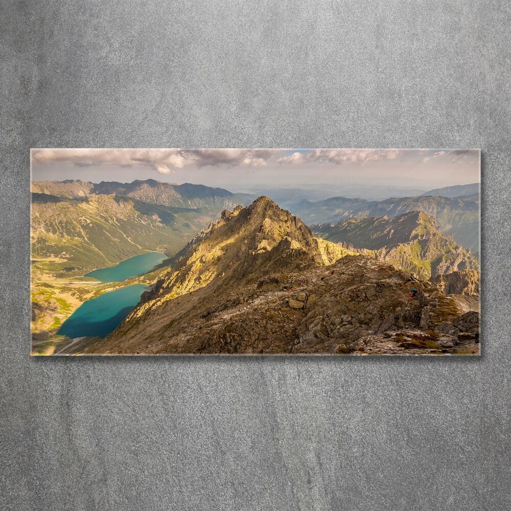 Glass acrylic wall art Morskie Oko Tatry