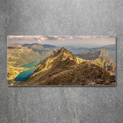 Glass acrylic wall art Morskie Oko Tatry