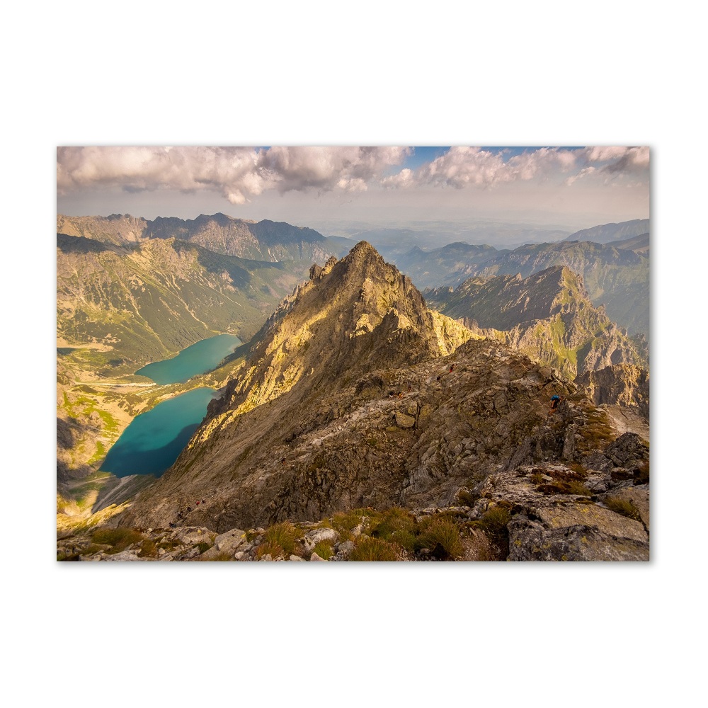 Glass acrylic wall art Morskie Oko Tatry