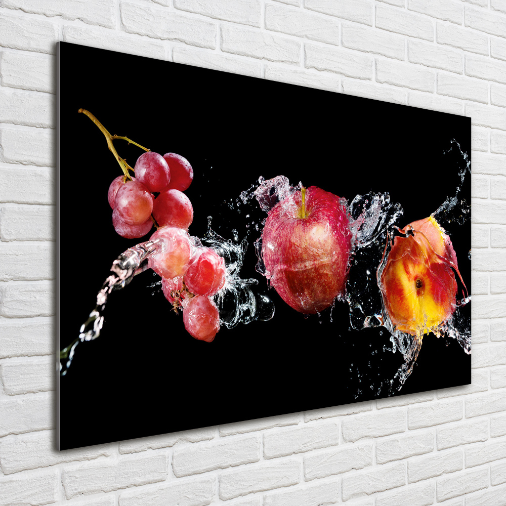 Wall art acrylic Fruit and water