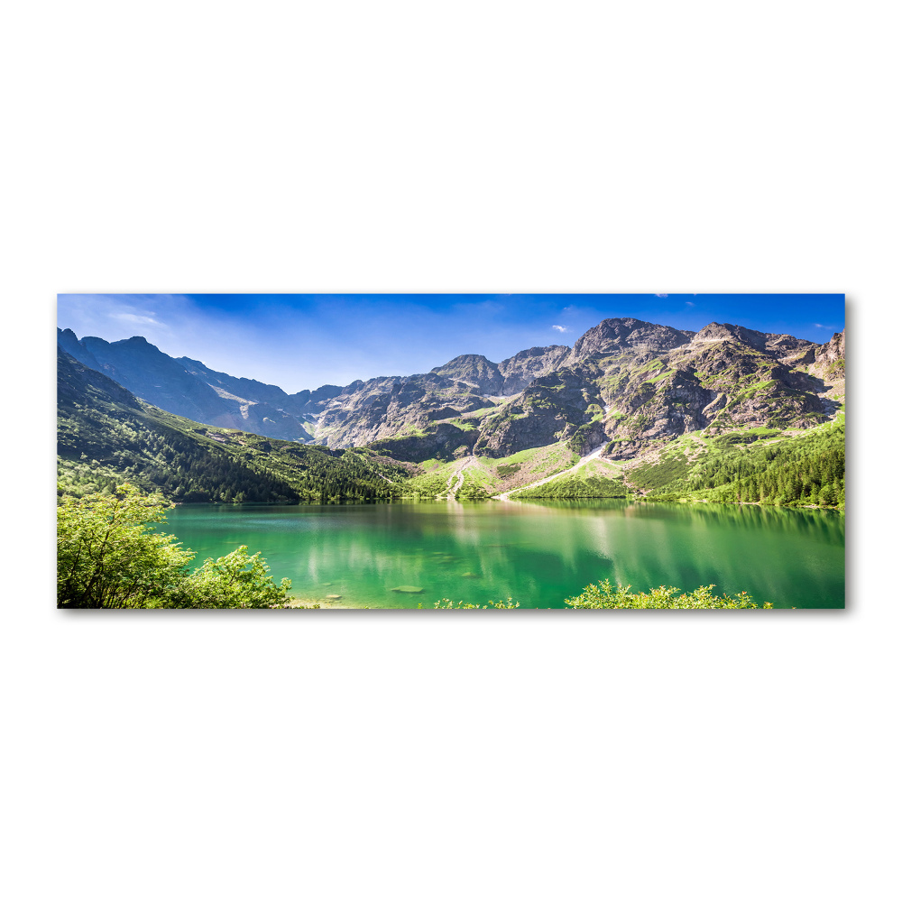 Glass acrylic wall art Morskie Oko Tatry