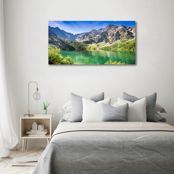 Glass acrylic wall art Morskie Oko Tatry