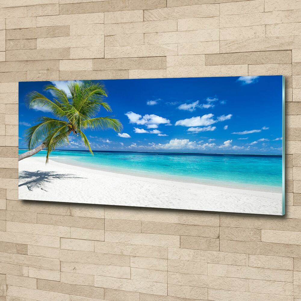 Acrylic wall picture Tropical beach