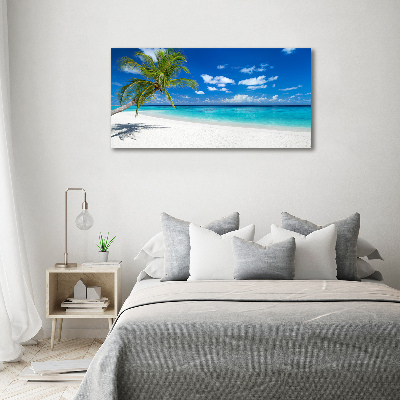 Acrylic wall picture Tropical beach