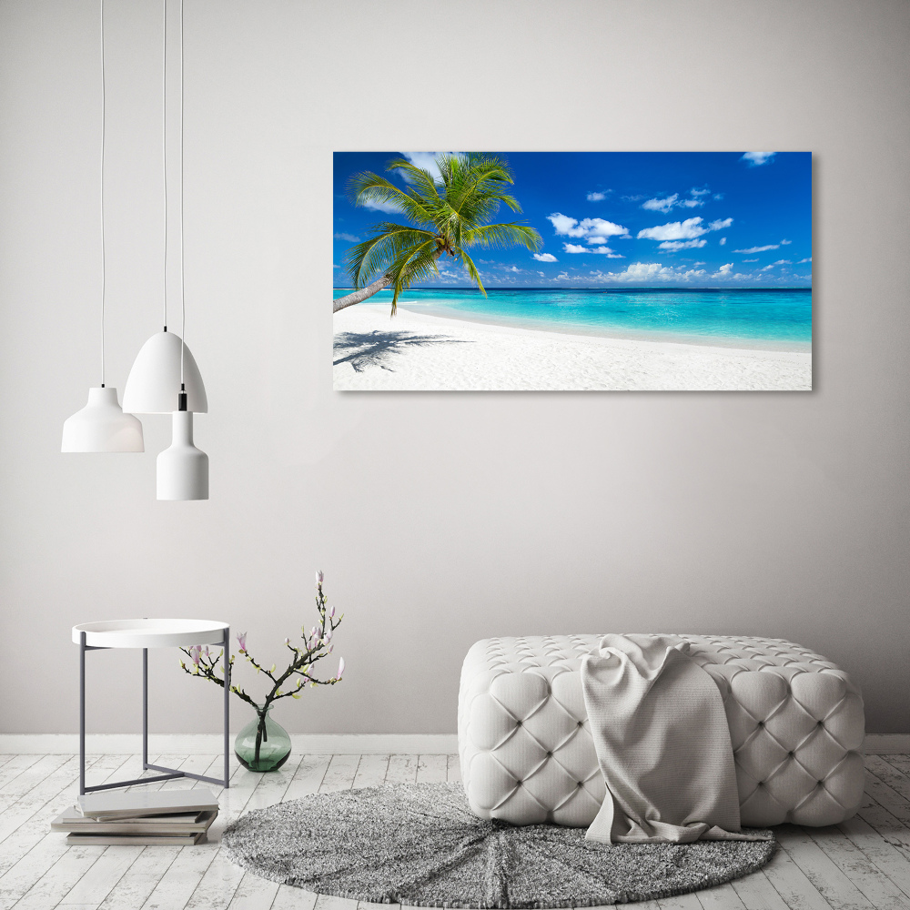 Acrylic wall picture Tropical beach