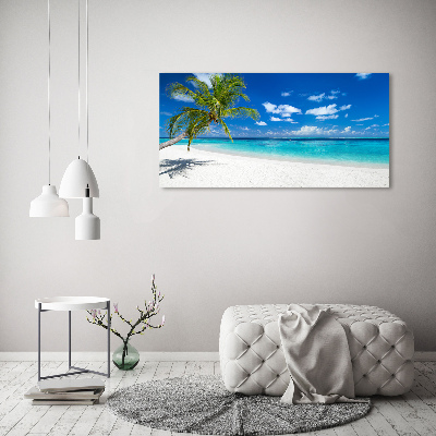 Acrylic wall picture Tropical beach