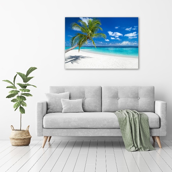 Acrylic wall picture Tropical beach