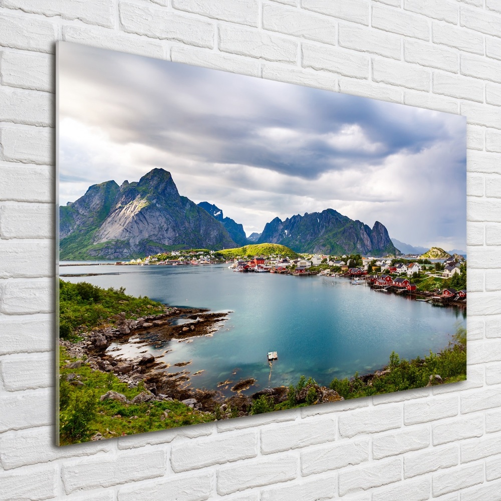 Acrylic wall picture Lofoty in Norway